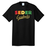 Funny Passover Seder Coordinator Jewish Passover Leader Tall T-Shirt