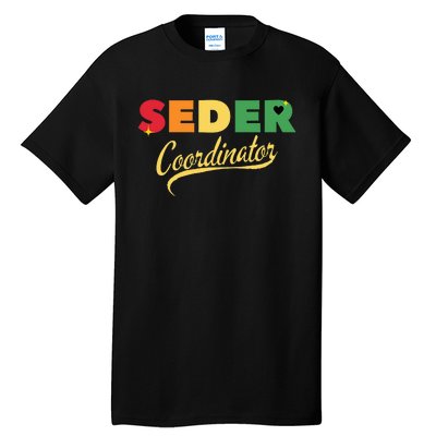 Funny Passover Seder Coordinator Jewish Passover Leader Tall T-Shirt