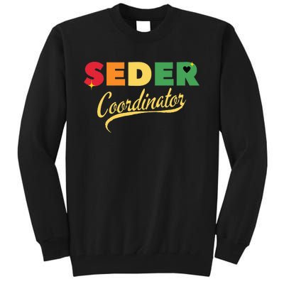 Funny Passover Seder Coordinator Jewish Passover Leader Tall Sweatshirt