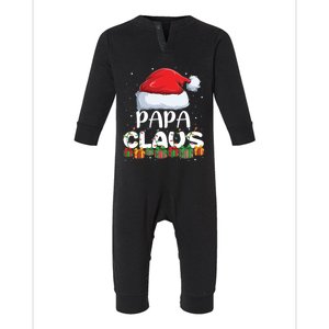 Funny Papa Santa Claus Christmas Pajamas Family Matching Gift Infant Fleece One Piece