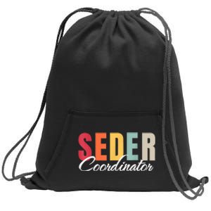 Funny Passover Seder Coordinator Jewish Passover Leader Sweatshirt Cinch Pack Bag