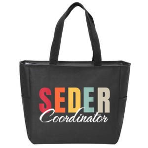 Funny Passover Seder Coordinator Jewish Passover Leader Zip Tote Bag