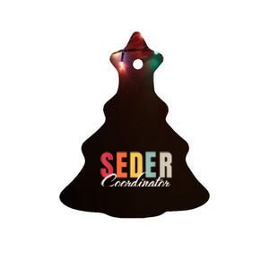 Funny Passover Seder Coordinator Jewish Passover Leader Ceramic Tree Ornament