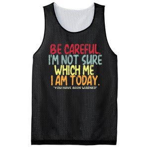 Funny Personality Sarcastic Morning Attitude Mesh Reversible Basketball Jersey Tank