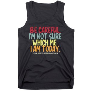 Funny Personality Sarcastic Morning Attitude Tank Top