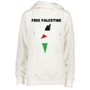 Free Palestine Save Palestine Stand With Palestine Womens Funnel Neck Pullover Hood