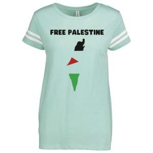 Free Palestine Save Palestine Stand With Palestine Enza Ladies Jersey Football T-Shirt