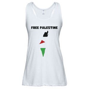 Free Palestine Save Palestine Stand With Palestine Ladies Essential Flowy Tank