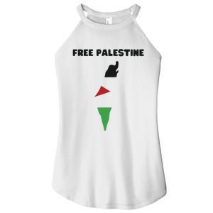 Free Palestine Save Palestine Stand With Palestine Women's Perfect Tri Rocker Tank