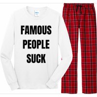 Famous People Suck Long Sleeve Pajama Set