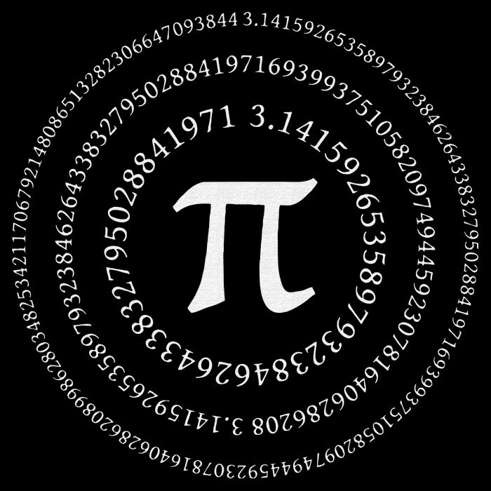 funny Pi Spiral Novelty Math Geek 3.14 Pi Day Flat Bill Trucker Hat