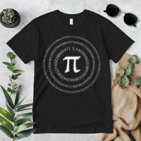 funny Pi Spiral Novelty Math Geek 3.14 Pi Day Premium T-Shirt