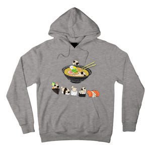 Funny Pug Sushi Ra Bowl Cute Japanese Kawaii Dog Lovers Tall Hoodie