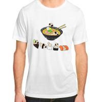 Funny Pug Sushi Ra Bowl Cute Japanese Kawaii Dog Lovers Adult ChromaSoft Performance T-Shirt