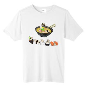 Funny Pug Sushi Ra Bowl Cute Japanese Kawaii Dog Lovers Tall Fusion ChromaSoft Performance T-Shirt