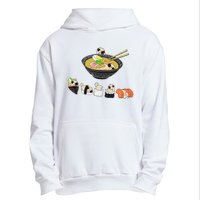 Funny Pug Sushi Ra Bowl Cute Japanese Kawaii Dog Lovers Urban Pullover Hoodie