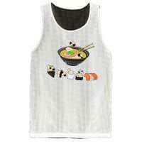 Funny Pug Sushi Ra Bowl Cute Japanese Kawaii Dog Lovers Mesh Reversible Basketball Jersey Tank