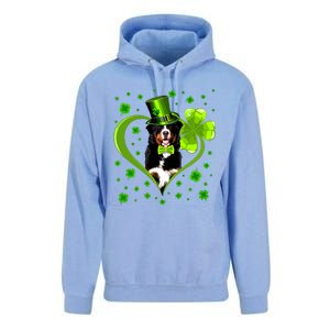 Funny Puppy Shamrock Bernese Mountain Dog St Patricks Day Premium Unisex Surf Hoodie