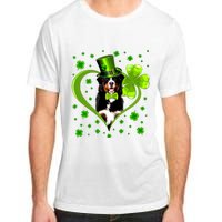 Funny Puppy Shamrock Bernese Mountain Dog St Patricks Day Premium Adult ChromaSoft Performance T-Shirt