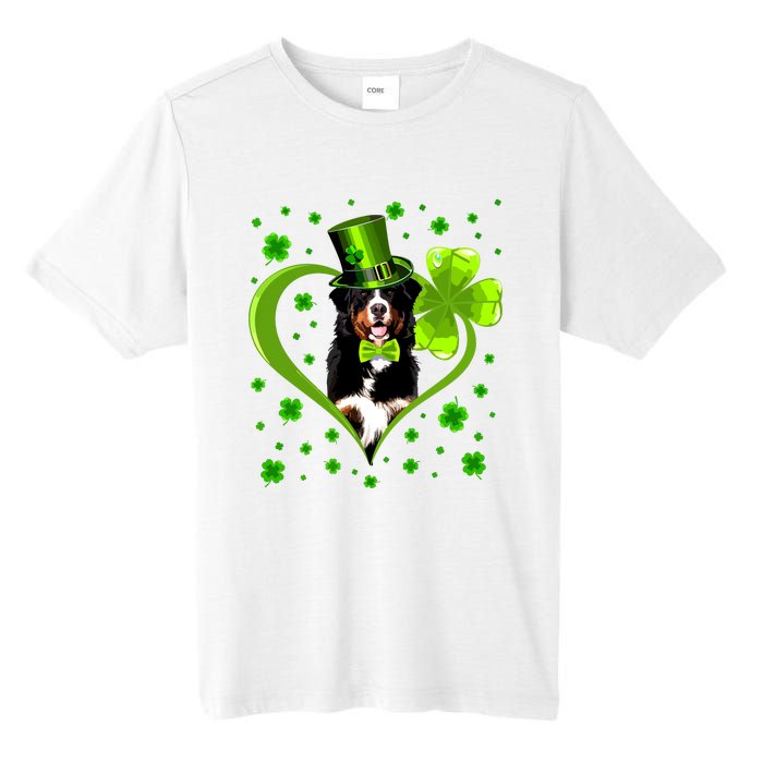 Funny Puppy Shamrock Bernese Mountain Dog St Patricks Day Premium Tall Fusion ChromaSoft Performance T-Shirt