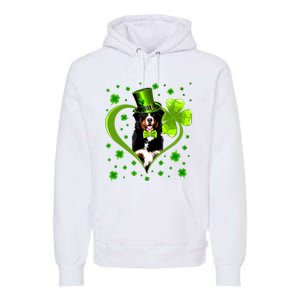 Funny Puppy Shamrock Bernese Mountain Dog St Patricks Day Premium Premium Hoodie