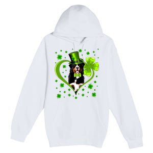 Funny Puppy Shamrock Bernese Mountain Dog St Patricks Day Premium Premium Pullover Hoodie