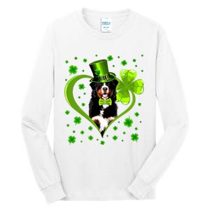 Funny Puppy Shamrock Bernese Mountain Dog St Patricks Day Premium Tall Long Sleeve T-Shirt