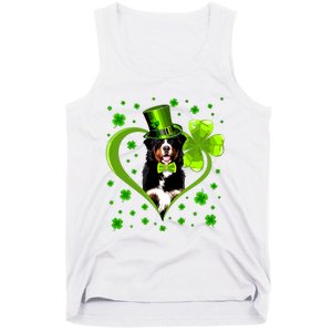 Funny Puppy Shamrock Bernese Mountain Dog St Patricks Day Premium Tank Top