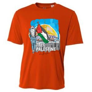 Free Palestine Save Gaza Gift Cooling Performance Crew T-Shirt