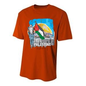 Free Palestine Save Gaza Gift Performance Sprint T-Shirt