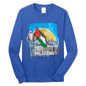 Free Palestine Save Gaza Gift Long Sleeve Shirt