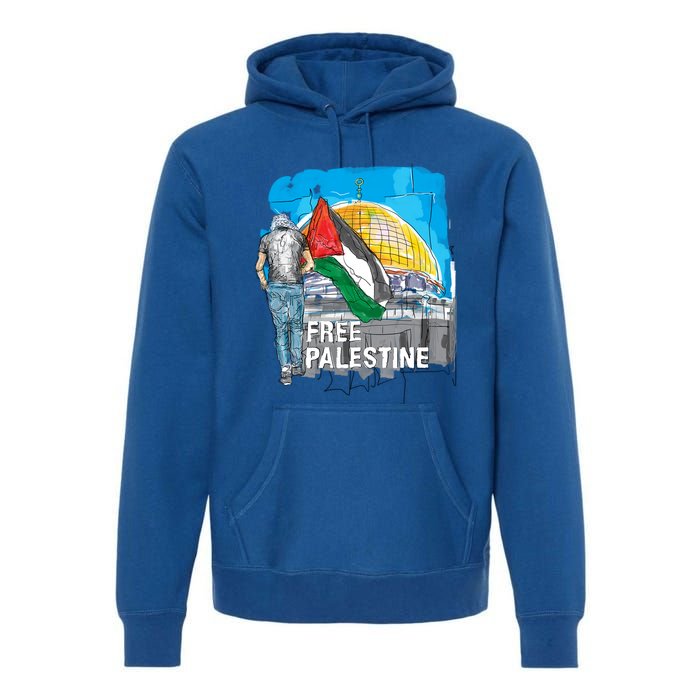 Free Palestine Save Gaza Gift Premium Hoodie