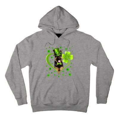 Funny Puppy Shamrock German Shepherd Dog St Patricks Day Tall Hoodie