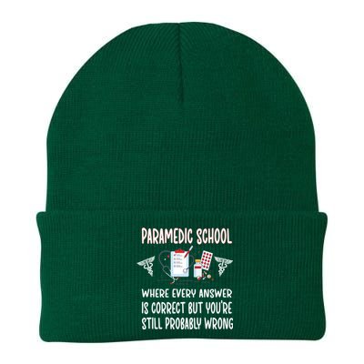 Funny Paramedic School Future Emt Student Emt School Gift Knit Cap Winter Beanie