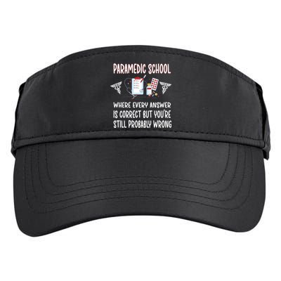 Funny Paramedic School Future Emt Student Emt School Gift Adult Drive Performance Visor