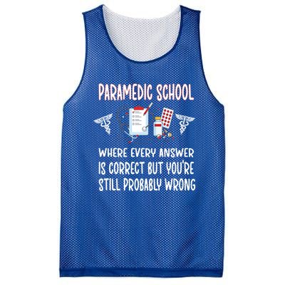 Funny Paramedic School Future Emt Student Emt School Gift Mesh Reversible Basketball Jersey Tank