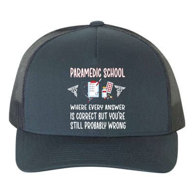 Funny Paramedic School Future Emt Student Emt School Gift Yupoong Adult 5-Panel Trucker Hat