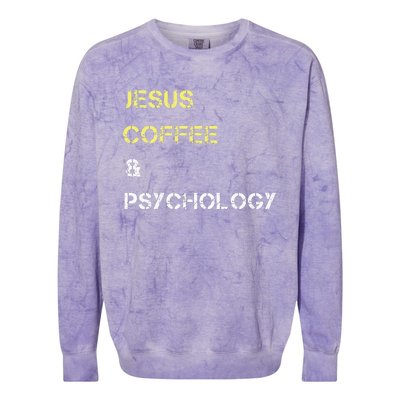 For Psychology Students And Professors Colorblast Crewneck Sweatshirt