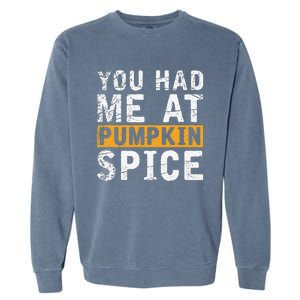 Funny Pumpkin Spice Halloween Gift Spooky Pumpkin Garment-Dyed Sweatshirt