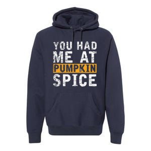 Funny Pumpkin Spice Halloween Gift Spooky Pumpkin Premium Hoodie