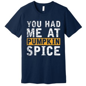 Funny Pumpkin Spice Halloween Gift Spooky Pumpkin Premium T-Shirt