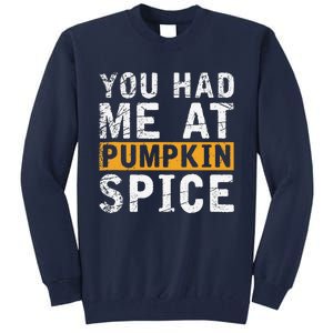 Funny Pumpkin Spice Halloween Gift Spooky Pumpkin Tall Sweatshirt