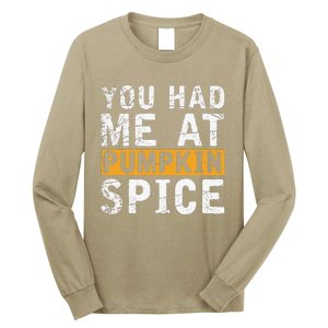 Funny Pumpkin Spice Halloween Gift Spooky Pumpkin Long Sleeve Shirt