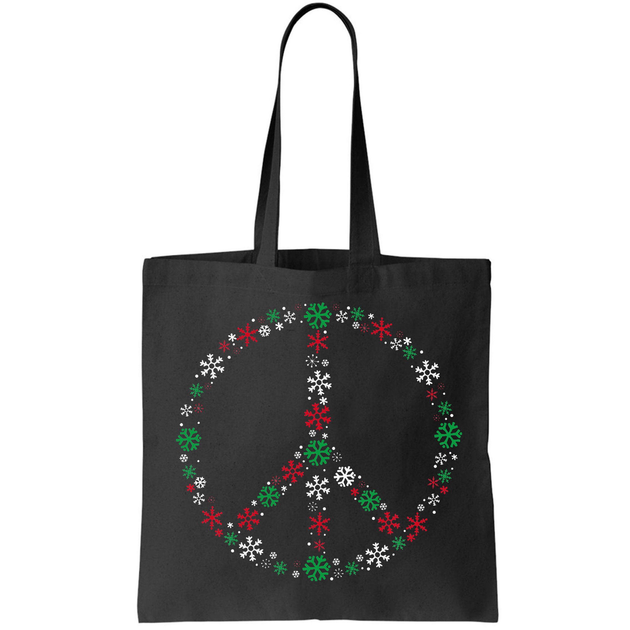 Festive Peace Sign Snowflakes Christmas Decor for a Fun Holiday Season Bag