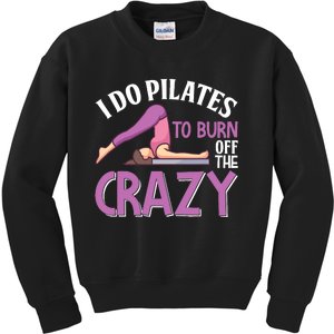 Funny Pilates Saying Pilates Trainer Contrology Instructor Kids Sweatshirt