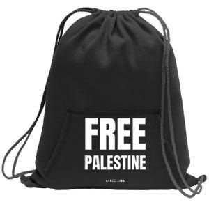 Free Palestine Support Palestine People Sweatshirt Cinch Pack Bag