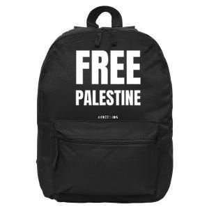 Free Palestine Support Palestine People 16 in Basic Backpack