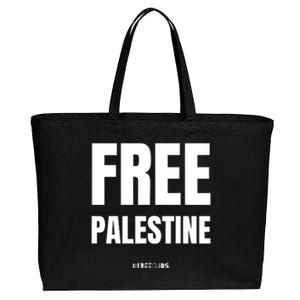 Free Palestine Support Palestine People Cotton Canvas Jumbo Tote