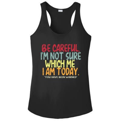 Funny Personality Sarcastic Morning Attitude Ladies PosiCharge Competitor Racerback Tank