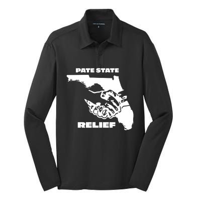 Florida Pate State Relief Silk Touch Performance Long Sleeve Polo